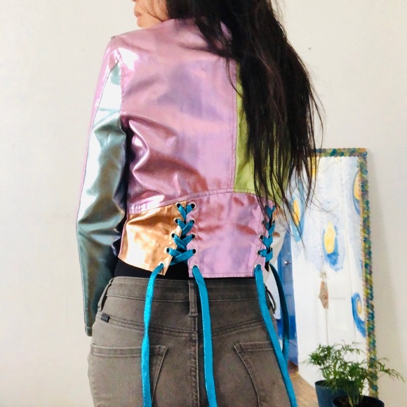 Metallic Moto Jacket - Picture 9 of 10